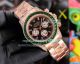 Replica Rolex Rainbow Daytona Rose Gold Watch Green Diamond Bezel (2)_th.jpg